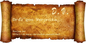 Drágos Veronika névjegykártya