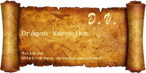 Drágos Veronika névjegykártya