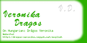 veronika dragos business card