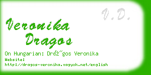 veronika dragos business card